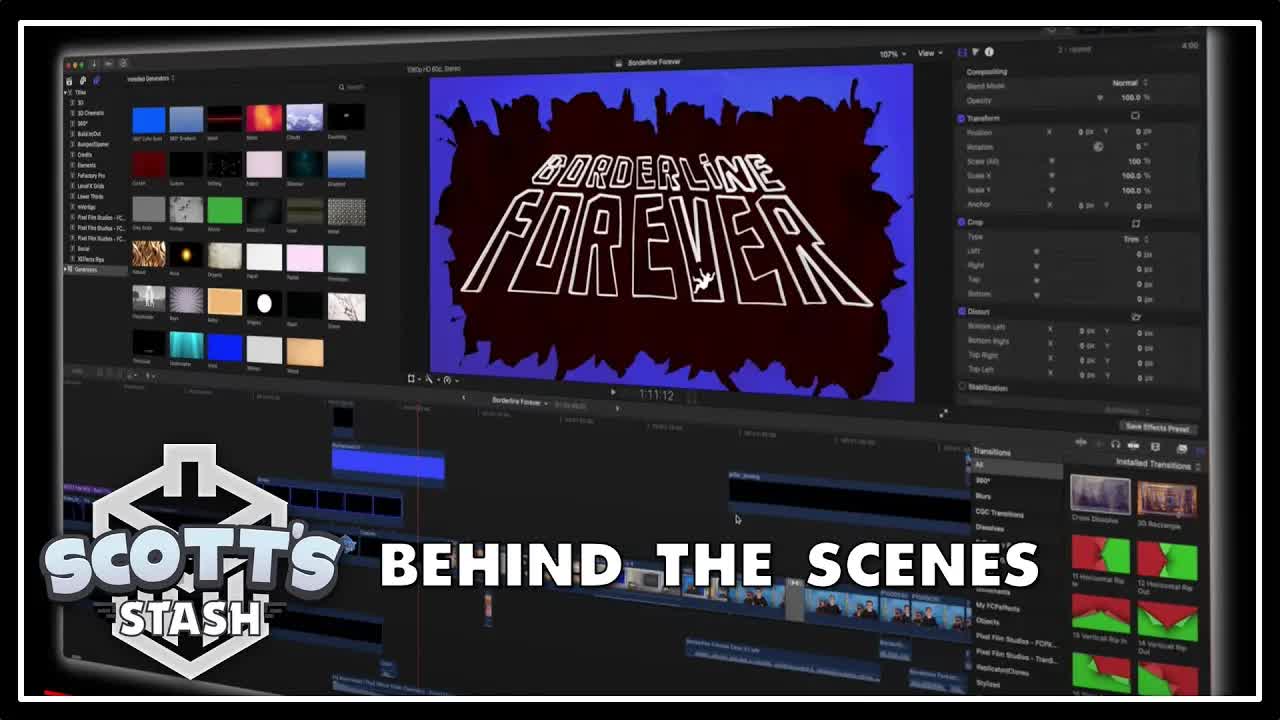 Behind the Scenes - Borderline Forever (The Editing Timeline)